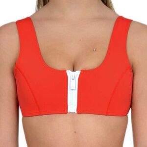 Hoaka Red Bikini Top